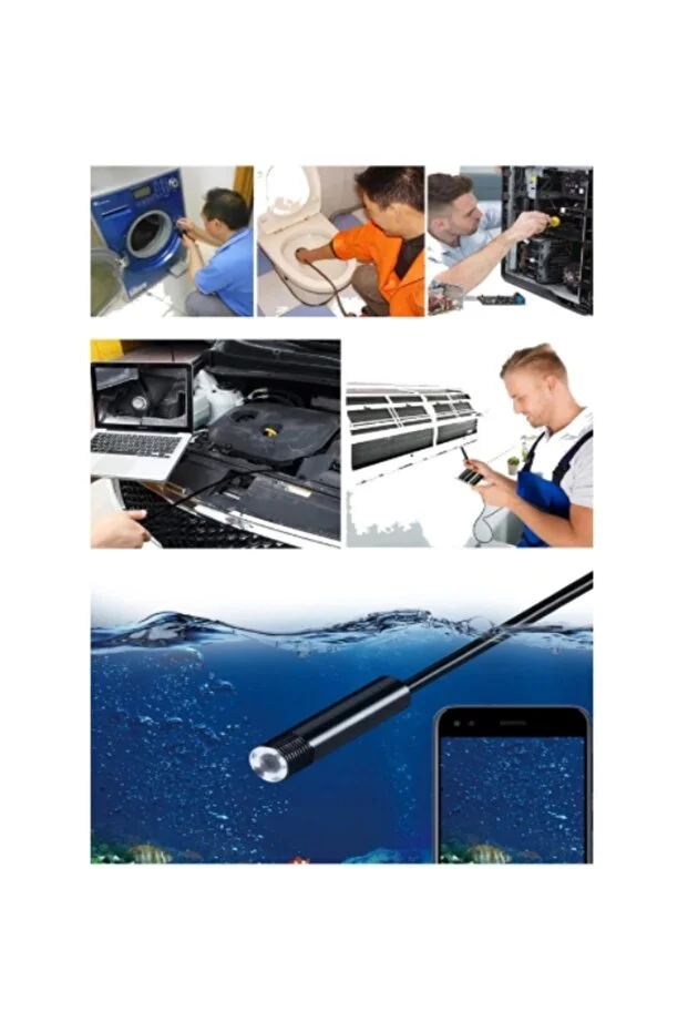 Yılan Kamera 15 Metre Profesyonel Logar Endoskop Ledli Kamera